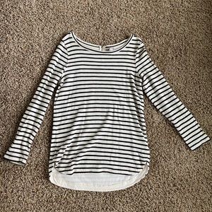 Striped tunic top